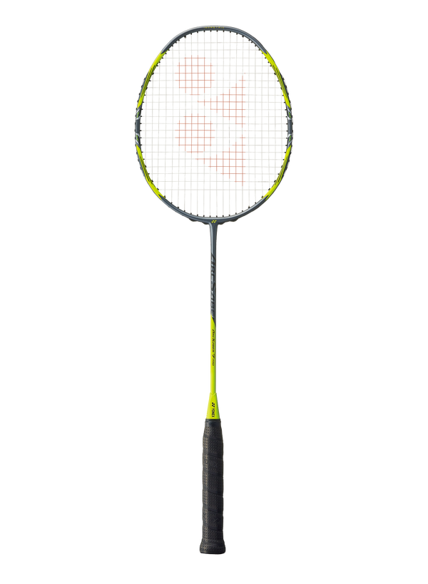Yonex ArcSaber 7 Pro Gray/Yellow Badminton Racket Unstrung - Premium Japanese-Made Sports Equipment for Professional Players & Tournaments
