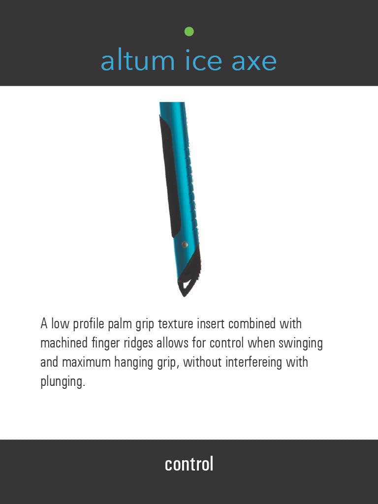 Trango Altum Ice Ax - Lightweight 45cm Ice Axe for Mountaineering, Ice Climbing & Glacier Travel | Gold Color | Perfect for Alpine Adventures & Winter Expeditions