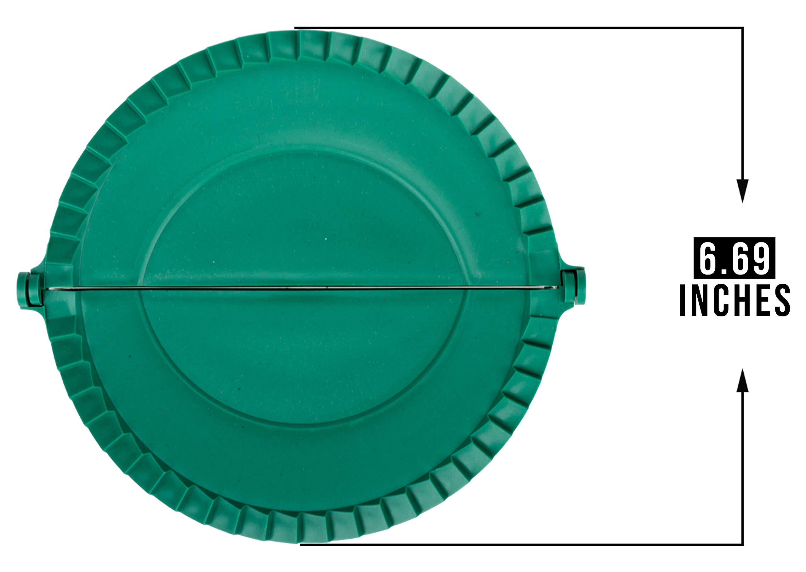 Large Calzone Press & Ravioli Mold - Professional Meat Pie & Dumpling Maker for Homemade Pasta, Pierogi, Empanadas - Perfect for Italian, Polish & Latin American Cuisine