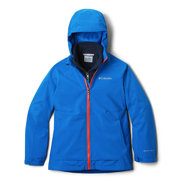Columbia Super Blue Tolt Trek Stretch Interchangeable Jacket - Waterproof Hiking & Outdoor Adventure Gear for Men & Women