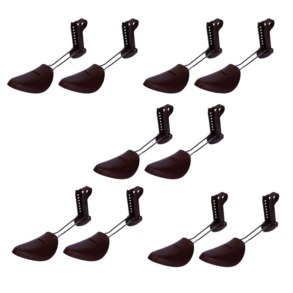 Ian Women's Shoe Tree Stretchers - Adjustable Plastic Shoe Stretcher & Organizer (5-Pack, Dark Purple) | Perfect for Boots, High Heels & Tight Shoes | Shoe Care & Storage Solution