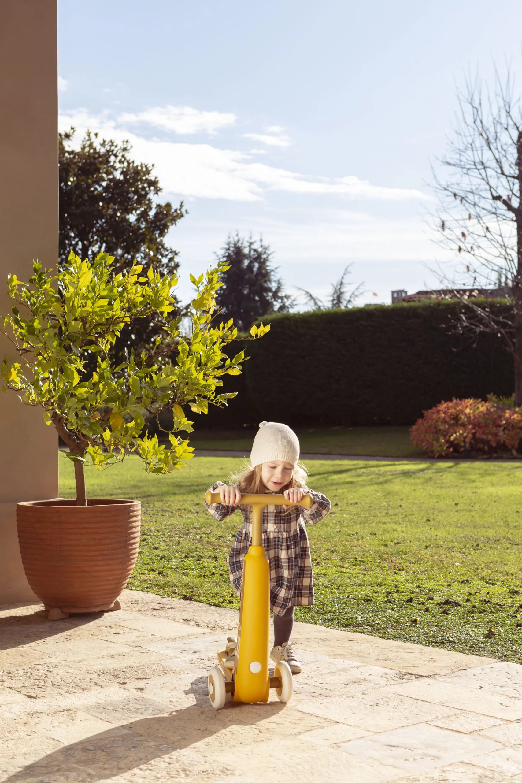 Italtrike Mini Eolo Dino Scooter - 3 Wheel Kids Scooter for Ages 2-5 | Dinosaur Design, Adjustable Handlebar | Perfect for Outdoor Play, Backyard Fun & Preschool Riding