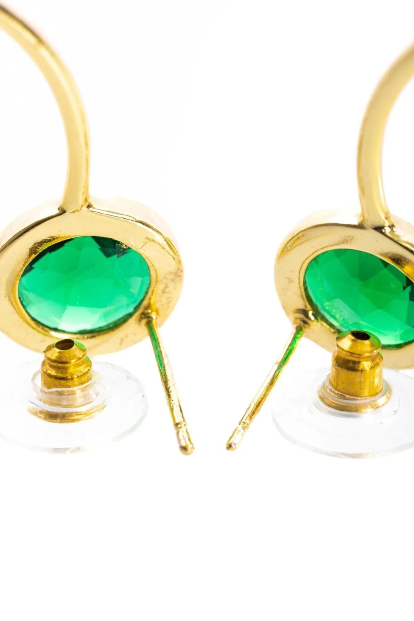 Gemstone Stud Hoop Earrings for Women - Dainty Gold/Silver Hoops with Natural Stones - Perfect for Everyday Wear, Gift Giving & Special Occasions