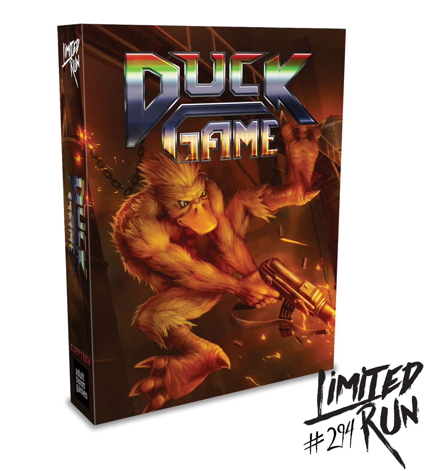 Duck Game Deluxe Edition for PS4 - Fun Multiplayer Party Game for Family & Friends - Perfect for Game Nights & Social Gatherings