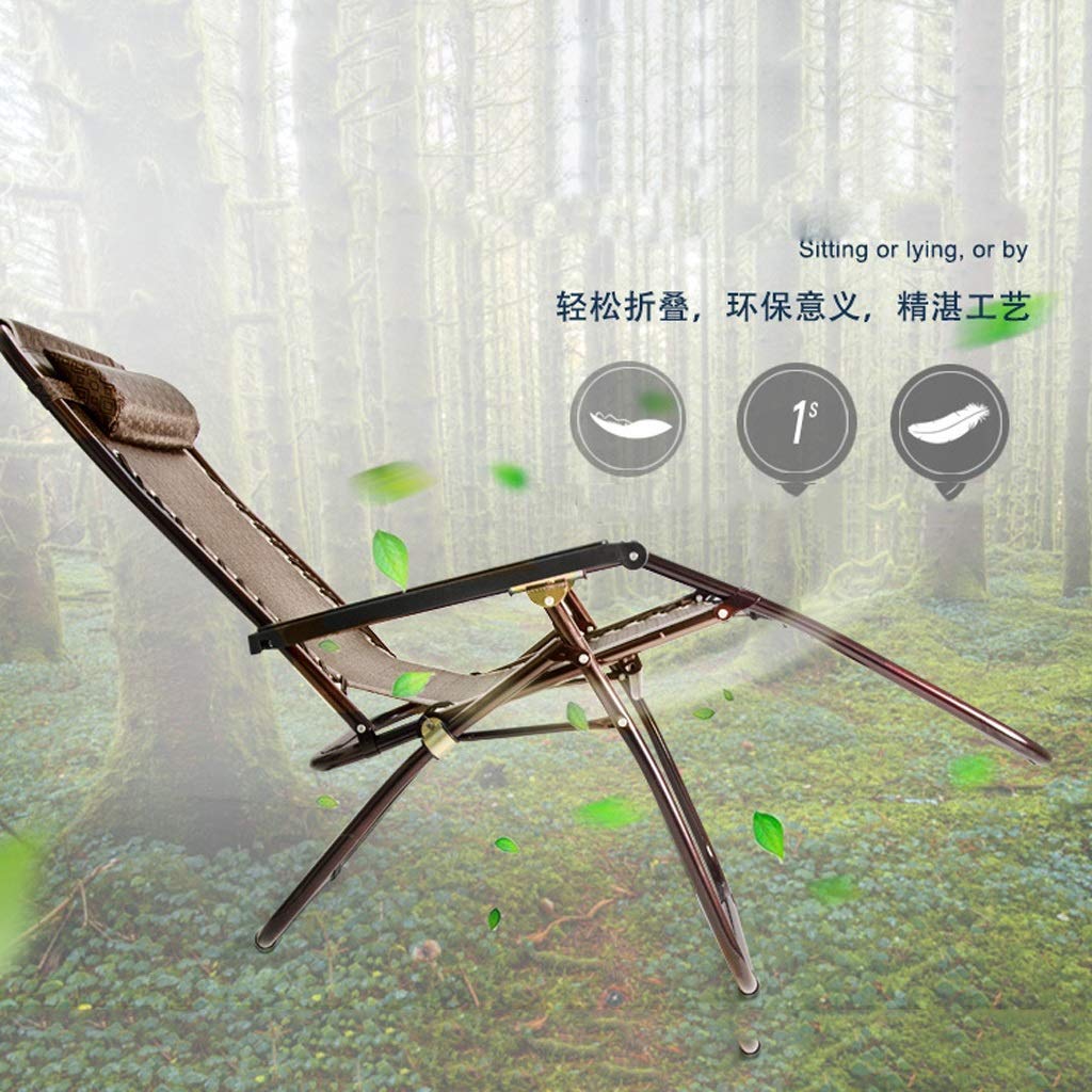 Portable Folding Chair - Lightweight Multi-Function Recliner for Office, Lunch Break, Beach, Garden & Sun Lounging | Indoor & Outdoor Use