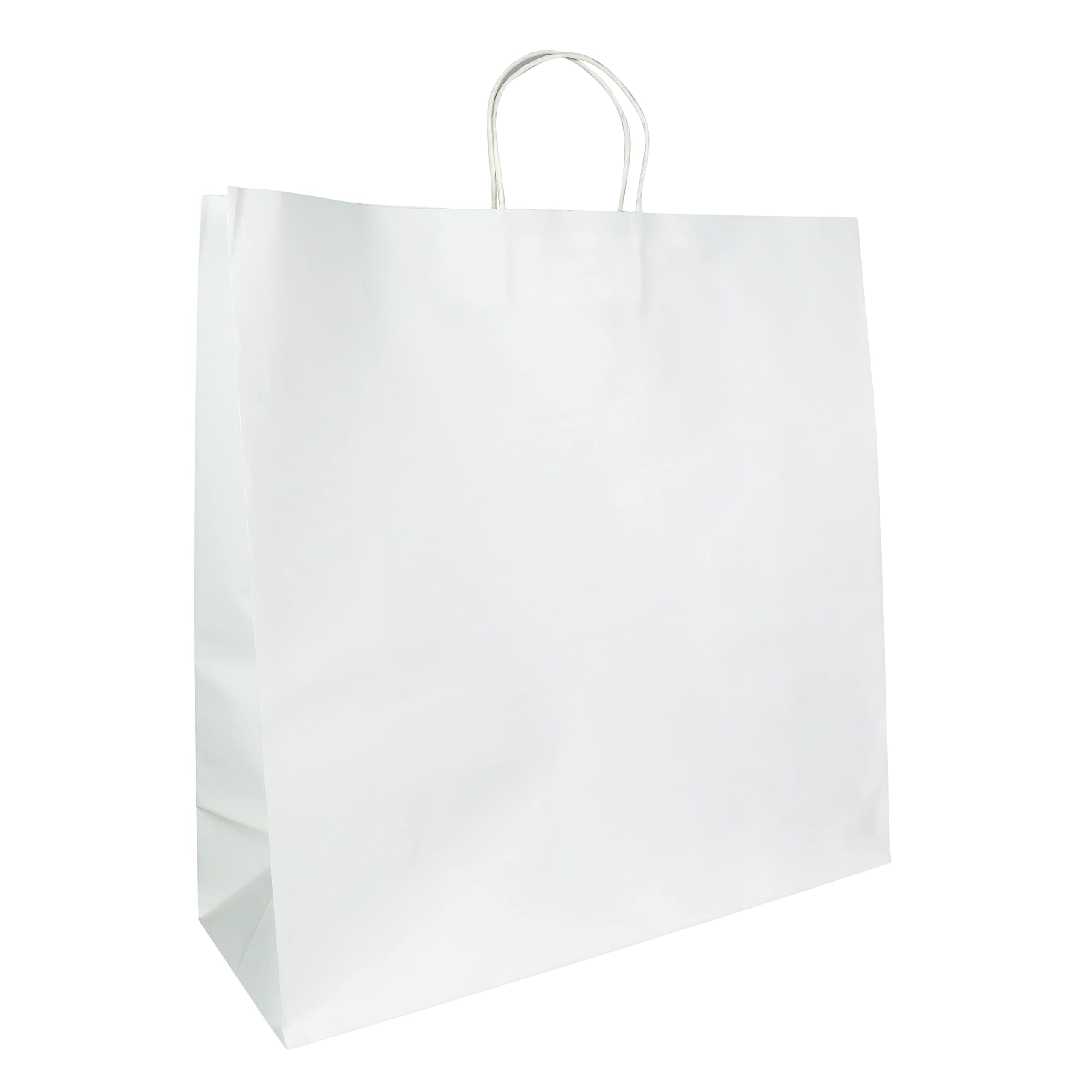 Eco-Friendly White Kraft Paper Tote Bags 18