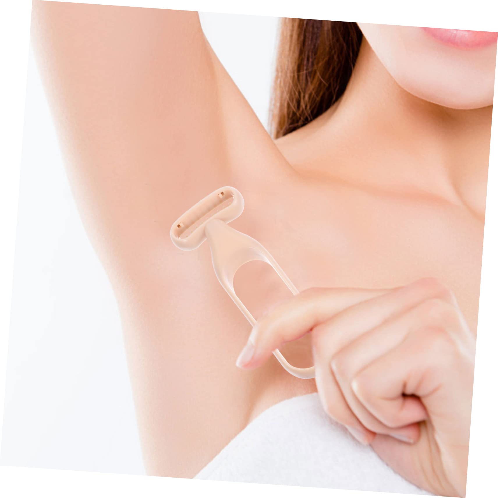 NOLITOY 5-Pack Women's Body Hair Shaver - Reusable Underarm, Leg & Body Hair Remover Razor | Gentle Manual Hair Trimmer for Smooth Skin | Perfect for Travel, Gym & Home Use