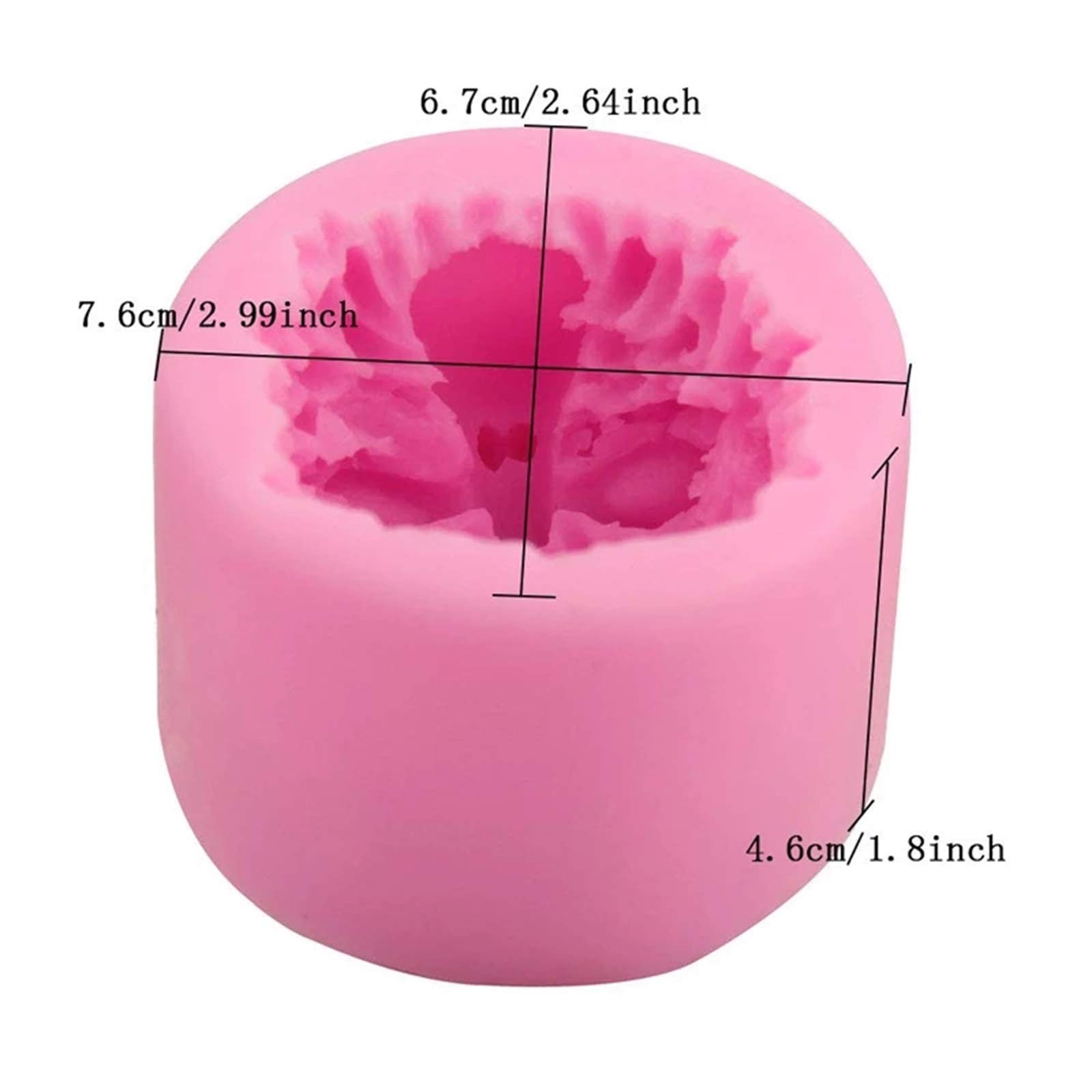 2 Pack Silicone Sheep Molds for Soap, Cake, Cookies & Chocolate - DIY Handmade Craft Molds - Perfect for Soap Making, Baking & DIY Gifts - Ideal for Home, Party & Holiday Decorations