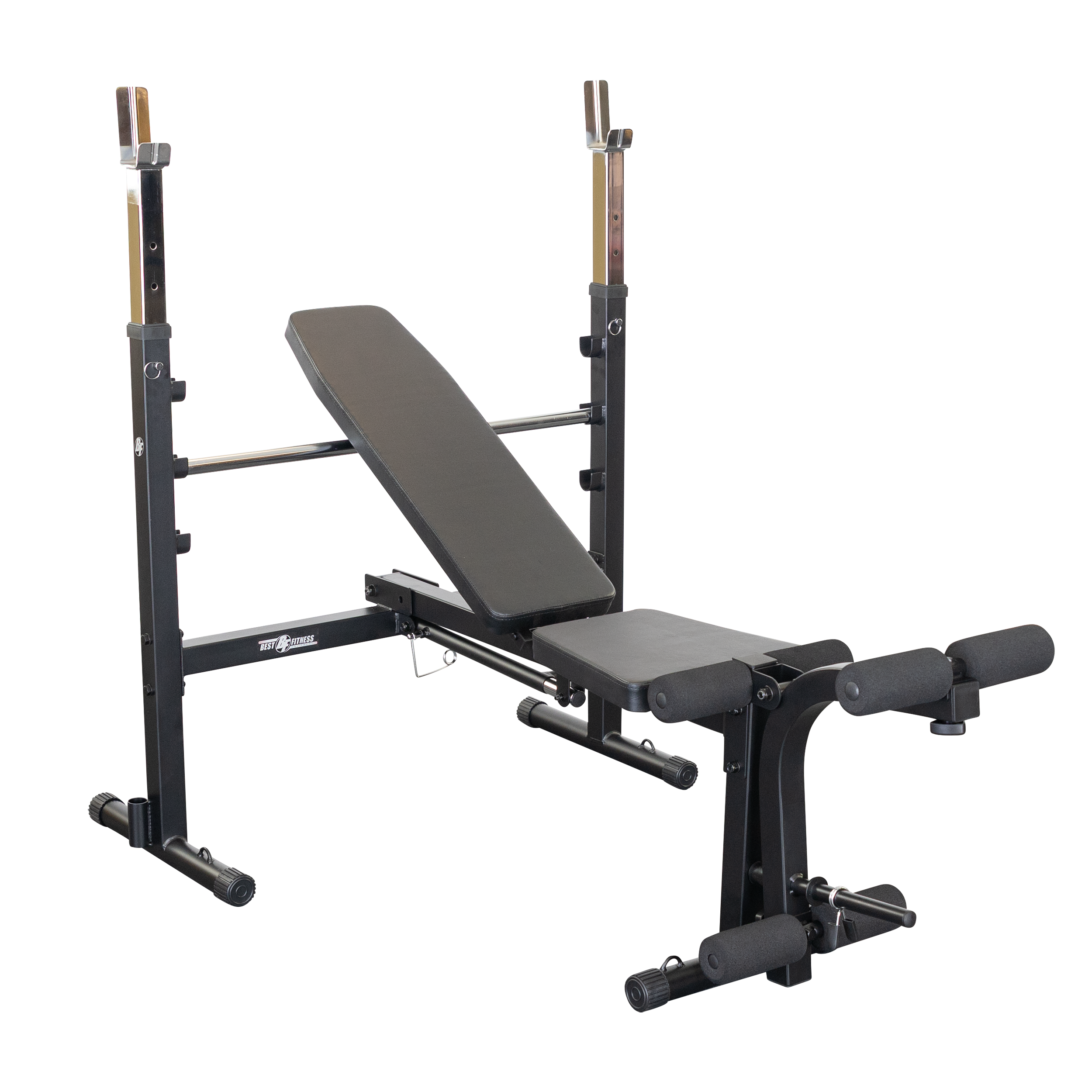 Best Folding Olympic Weight Bench BFOB10B - Adjustable for Home & Gym Workouts - Perfect for Strength Training & Bodybuilding