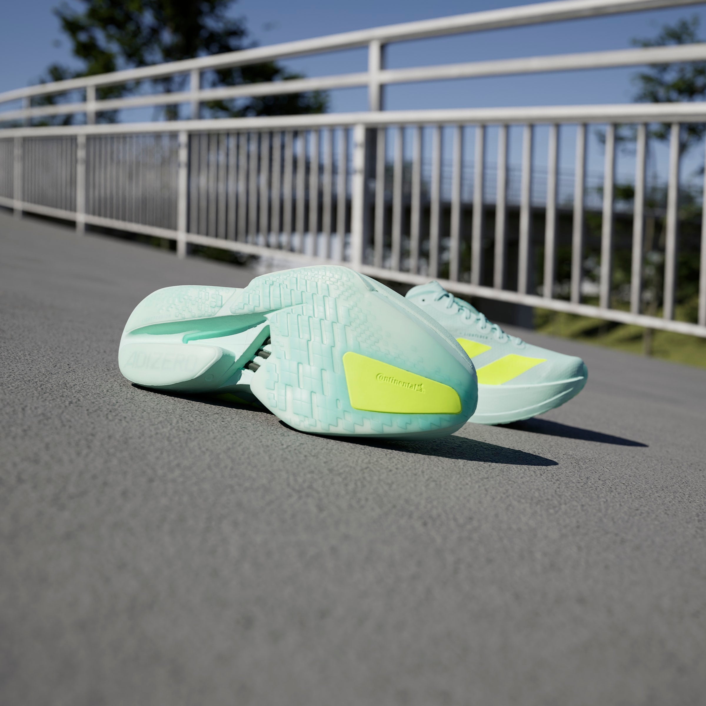 Women's Adizero Adios Pro 4 Running Shoes - Lightweight Performance Sneakers for Marathon & Training (SEFLAQ/LUCLEM/MINTON) | Perfect for Road Racing & Long Distance Running