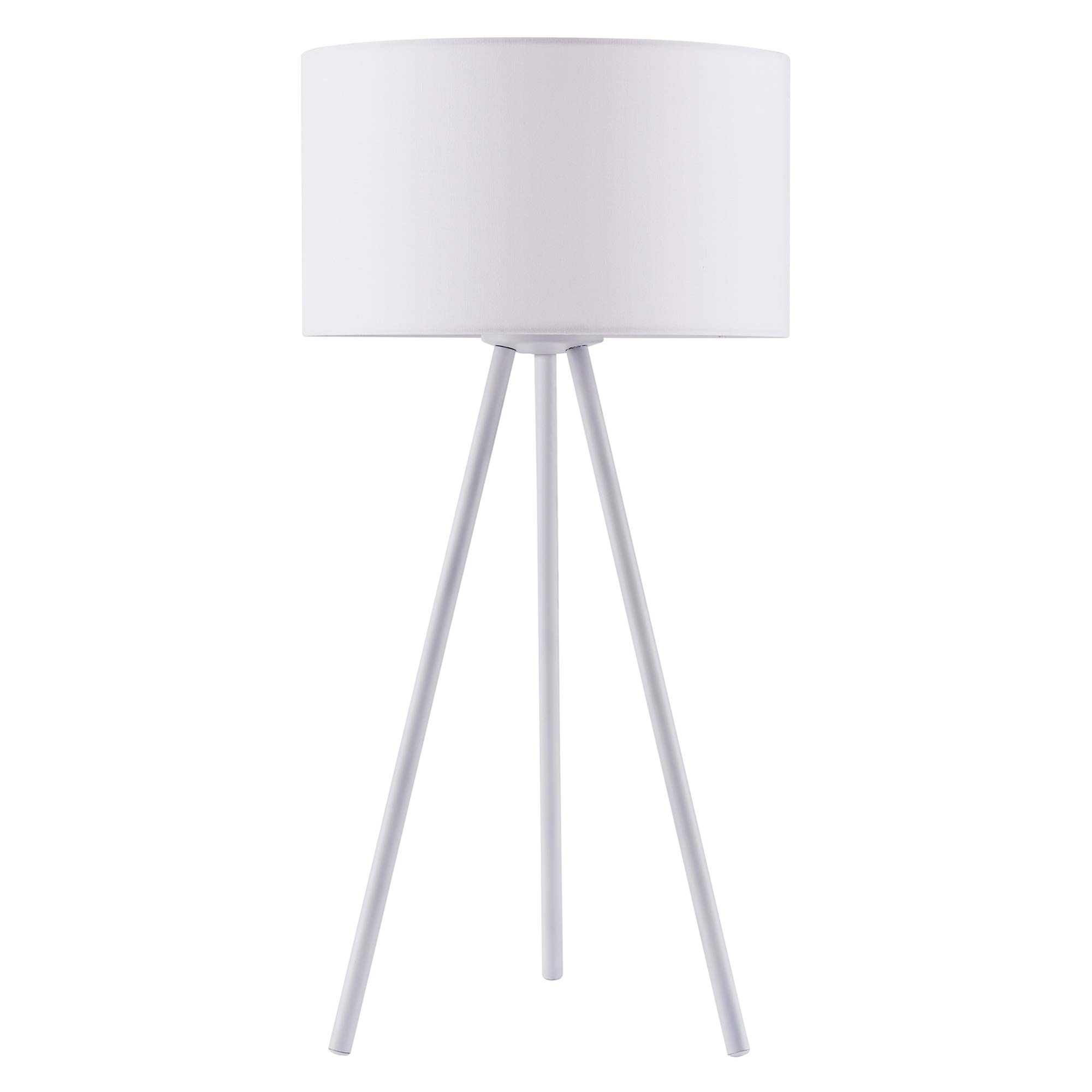 Eli Tripod Floor Lamp - Adjustable White Standing Light for Living Room, Bedroom, Office - Modern 3-Leg Design with Soft Ambient Lighting