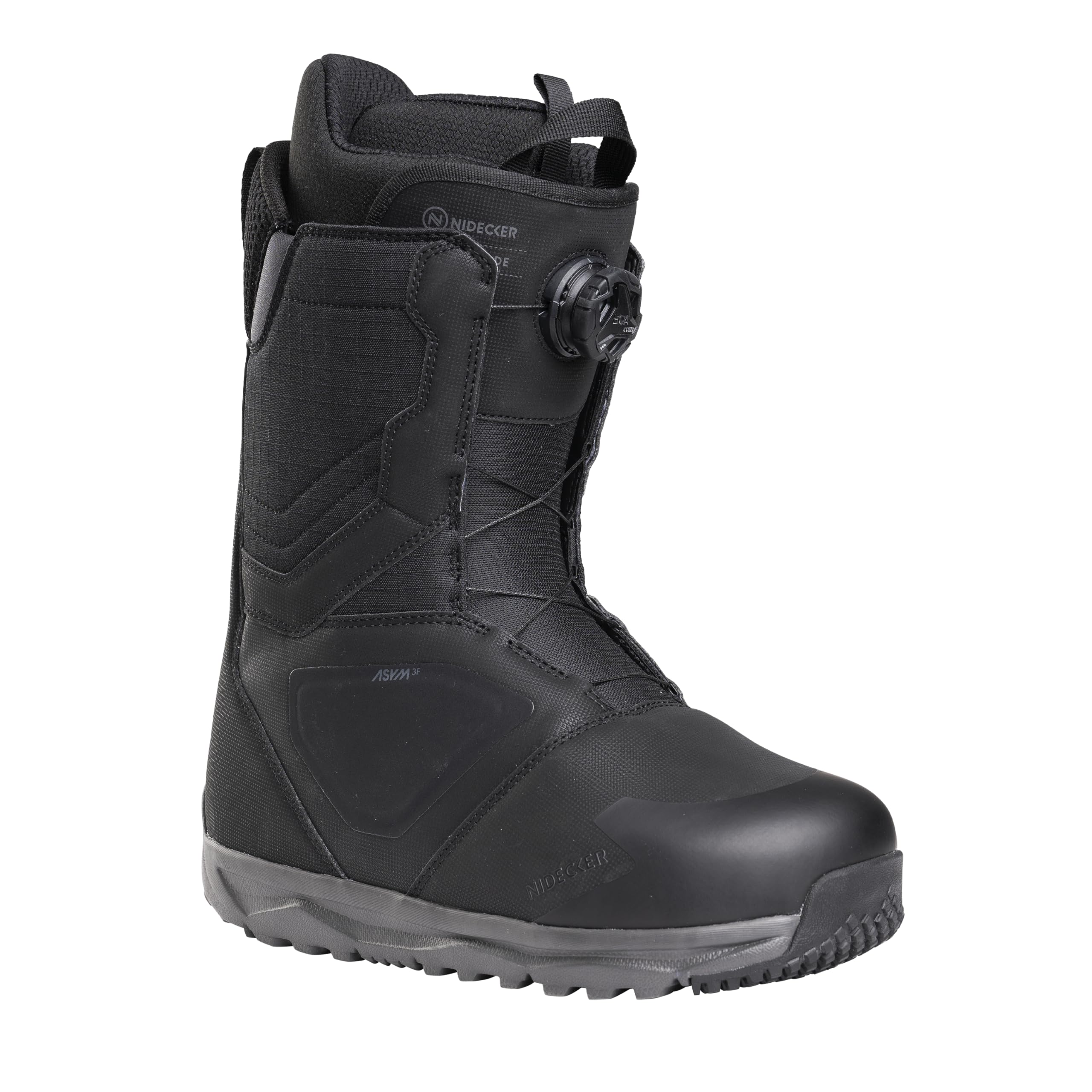 Nidecker Cascade BOA Men's Snowboard Boots - Lightweight, Comfortable & Durable for All-Mountain Riding - Perfect for Freestyle, Backcountry & Powder Snowboarding