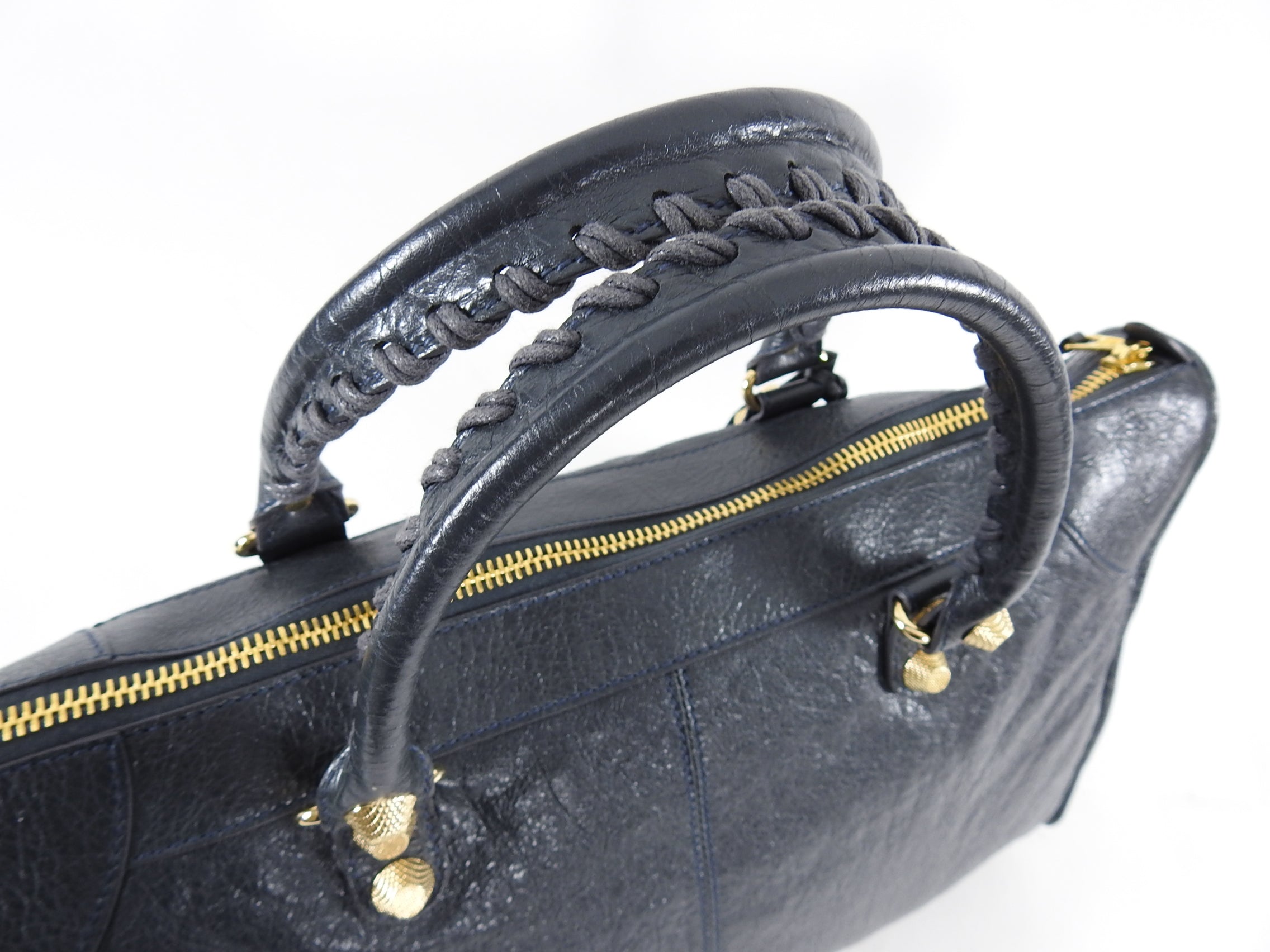 Balenciaga Dark Grey Work Bag with Giant 21 Hardware - Stylish Designer Tote for Women, Perfect for Office, Travel & Everyday Use