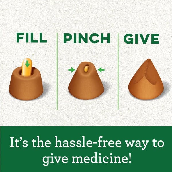 Greenies Pill Pockets Peanut Butter Flavor Dog Treats - Hide Medication Easily for Picky Eaters | Perfect for Daily Medication Routine & Vet Visits