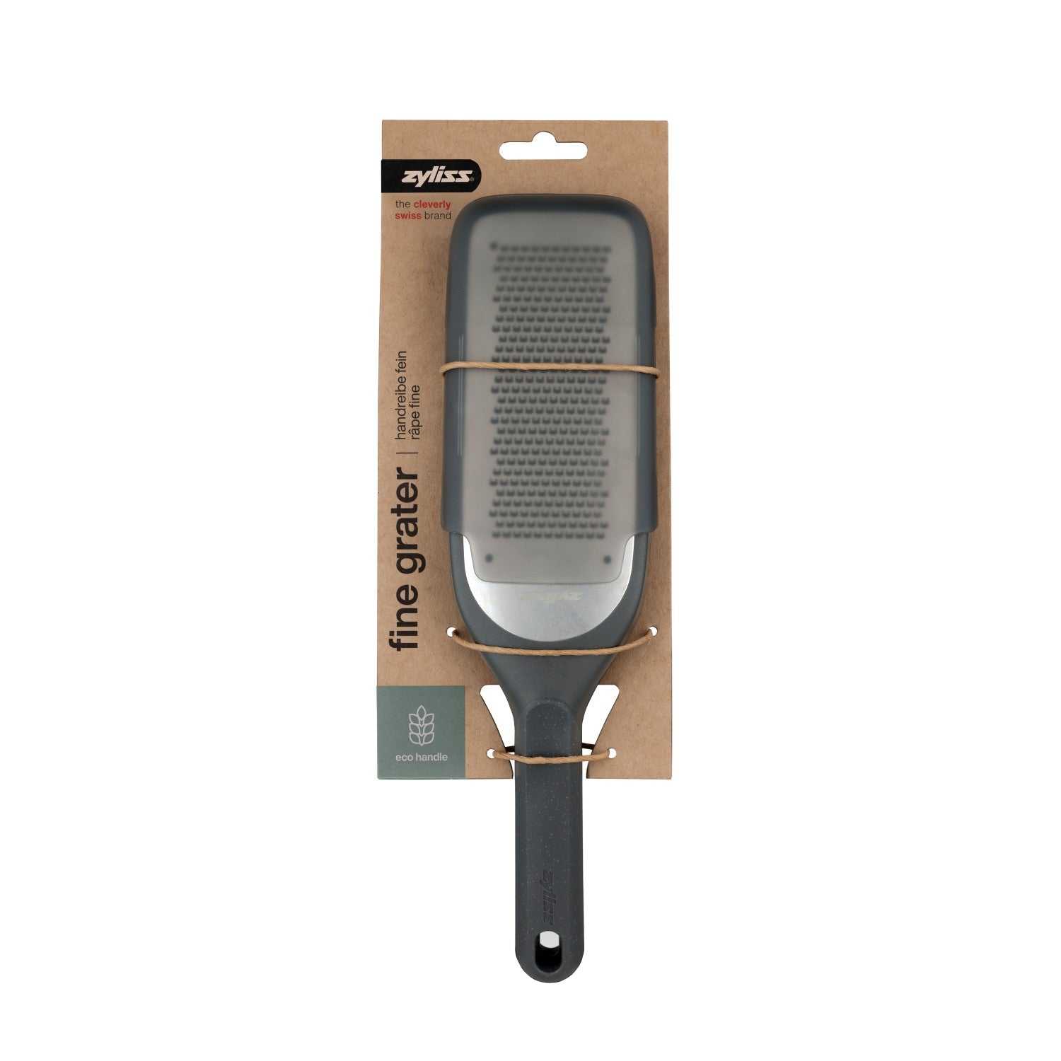 Zyliss Fine Grater - Premium Stainless Steel Kitchen Grater for Cheese, Chocolate & Spices | Perfect for Cooking, Baking & Garnishing Dishes