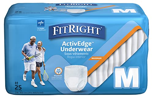 Medline MSC19005 Protect Plus Protective Underwear for Adults, Medium (28