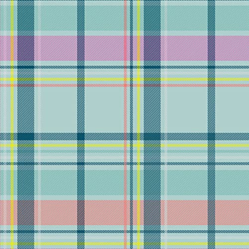 Pastel Plaid - Recycled Cotton