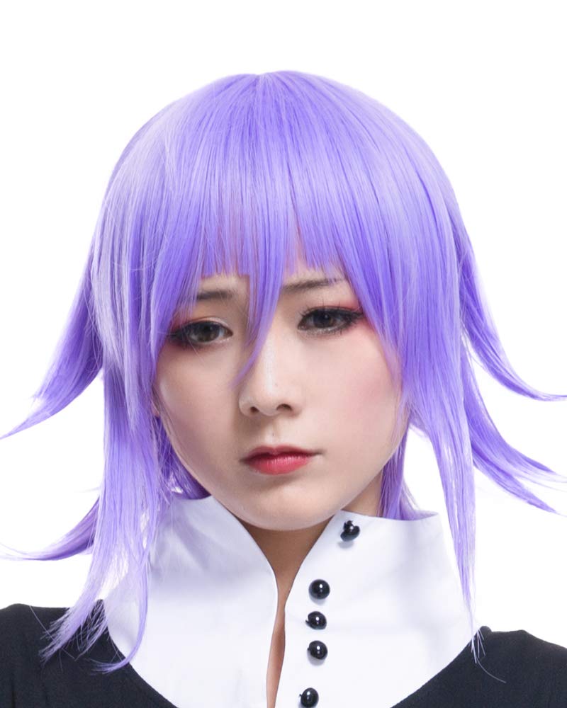 Miccostumes Women's Short Purple Anime Cosplay Wig - Perfect for Halloween, Cosplay Events & Costume Parties