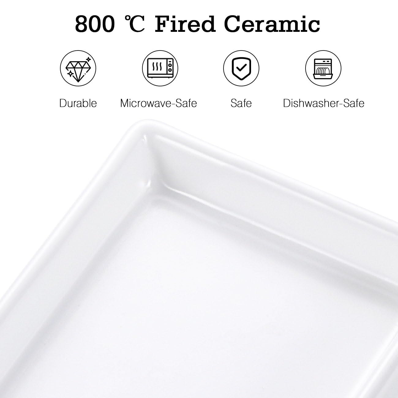 Luxspire White Ceramic Bathroom Vanity Tray - Mini Soap Dispenser Tray, Jewelry Dish & Candle Holder for Bathroom Organizer, Kitchen Sink, and Makeup Counter | Perfect for Small Spaces, Gift Giving & Home Decor