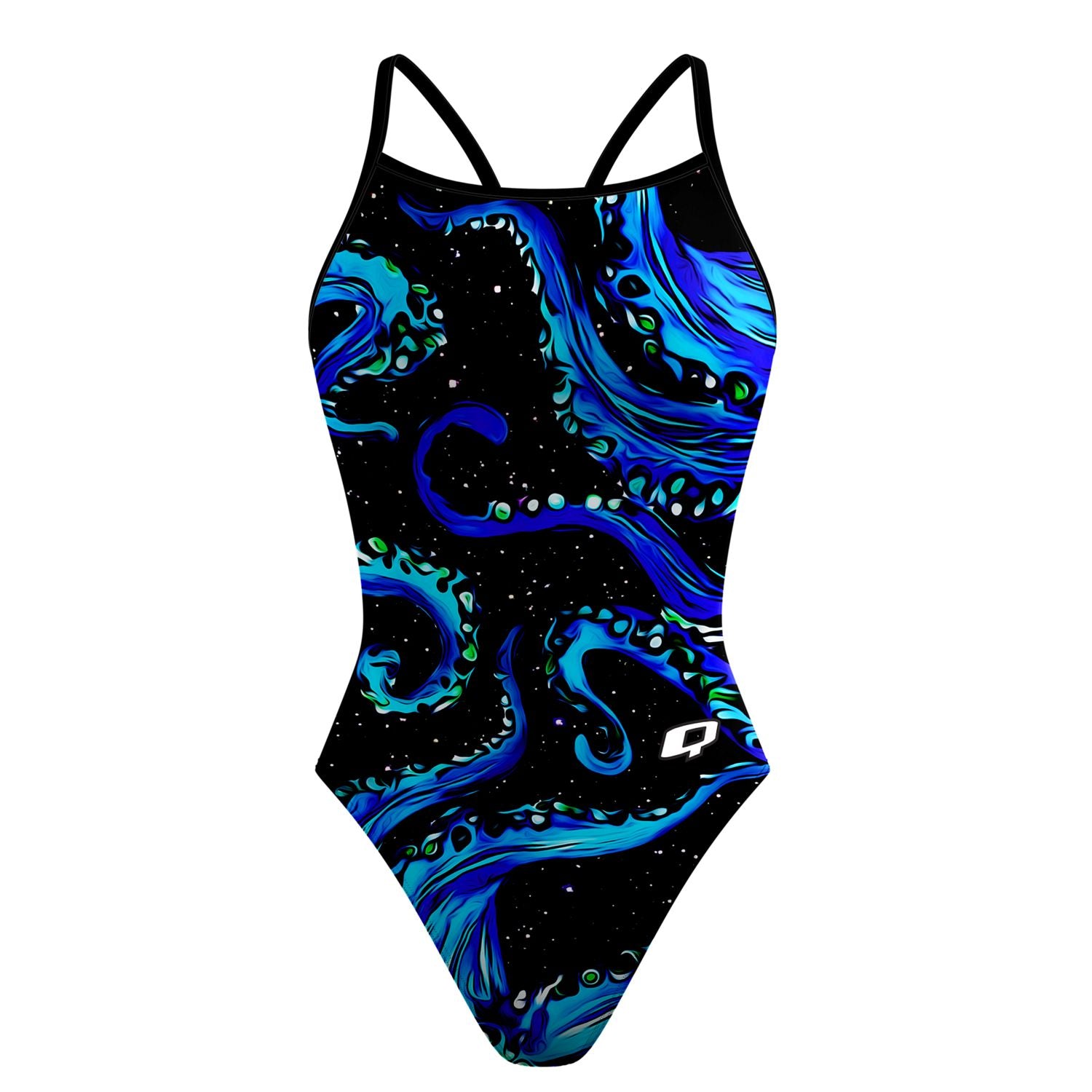 Sexy Tentacle Tickles Skinny Strap Swimsuit for Women - Perfect for Beach Vacations & Summer Pool Parties