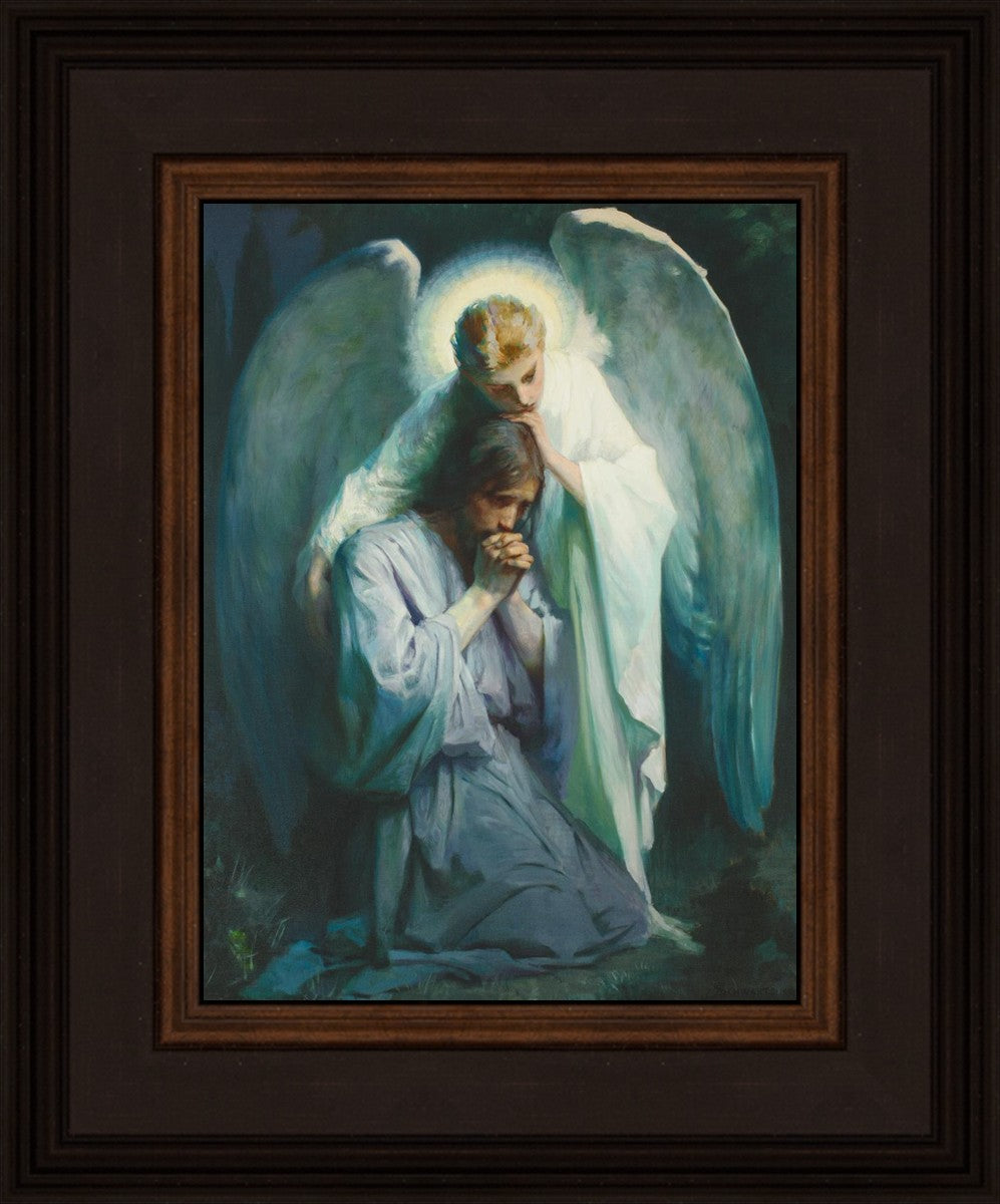 Agony in the Garden - Religious Art Print - Biblical Wall Decor for Home, Church & Office - Jesus Christ Prayer Scene - Christian Gift Idea