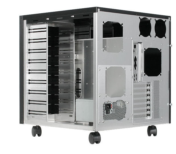 Lian Li PC-343B Super Tower Server Case - High Performance Full Tower Chassis for Gaming PC, Workstation & Data Center - Perfect for Multi-GPU Setups & Custom Water Cooling Builds