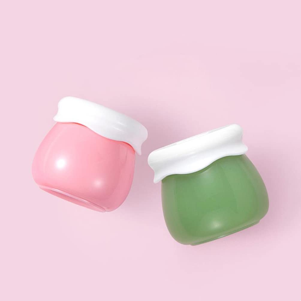 4 Pack Refillable Acrylic Travel Containers with Lids - Leakproof Small Cream Jars for Face, Hand & Body Lotion, Gel & Liquid - Perfect for Toiletries, Makeup & Skincare Travel Essentials