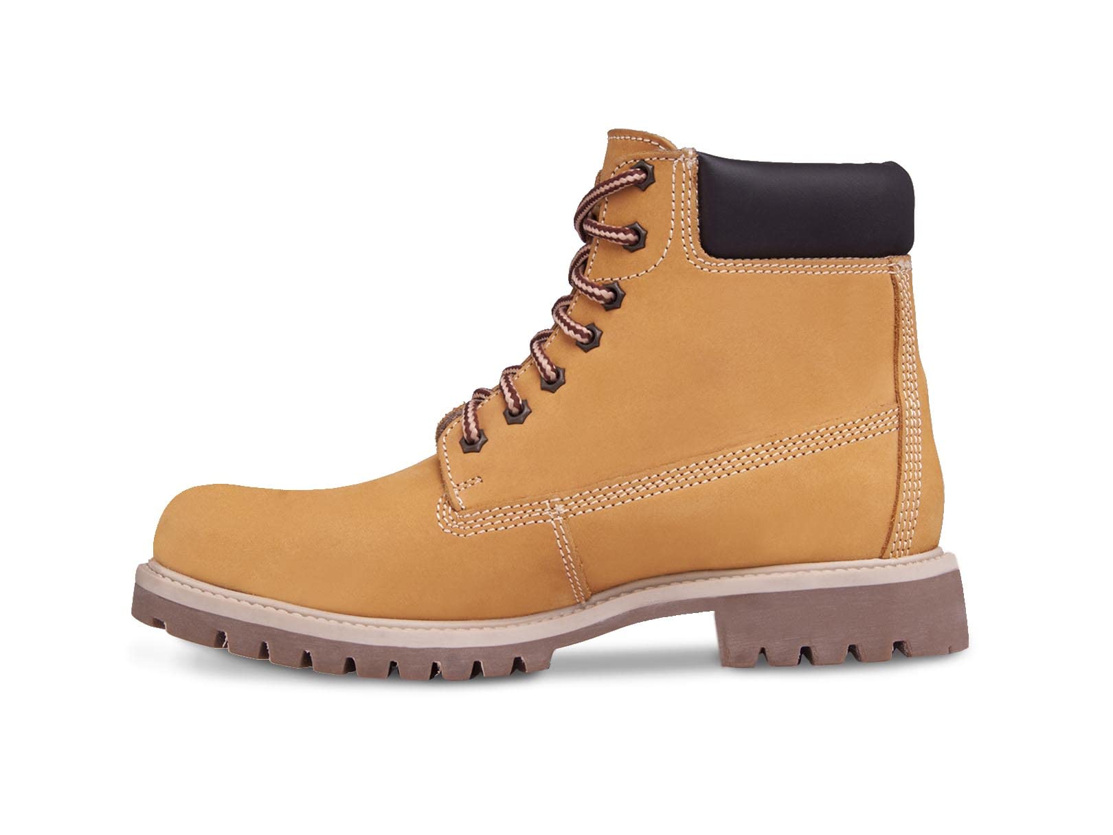 WORKLAND 77611 Men's Lightweight Lace-Up Hiking Boots - Slip Resistant Soft Toe Leather Work Boots for Outdoor Activities & Casual Wear