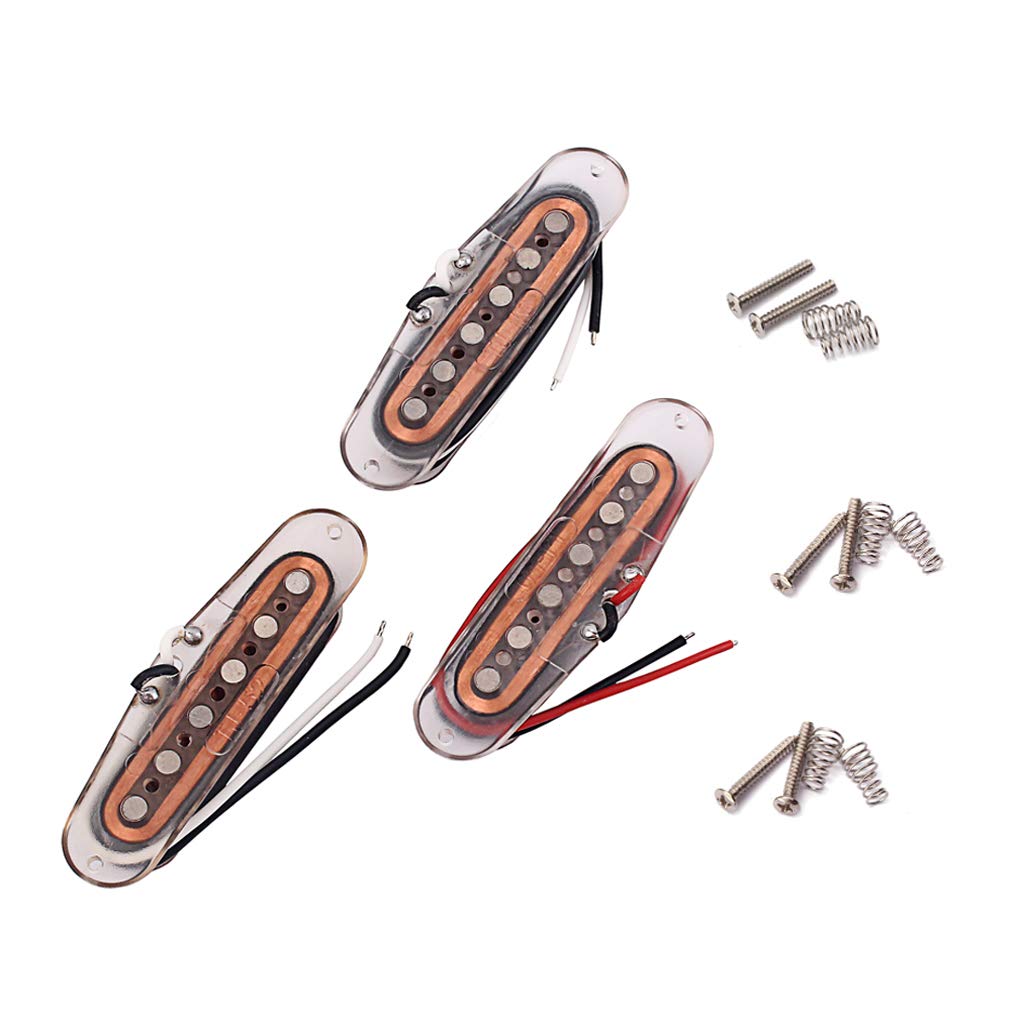 Alnicov 3PCS/Set 6-String Single Coil Guitar Pickups for Fender Stratocaster & Squier - Perfect for Electric Guitar Upgrades & DIY Repairs