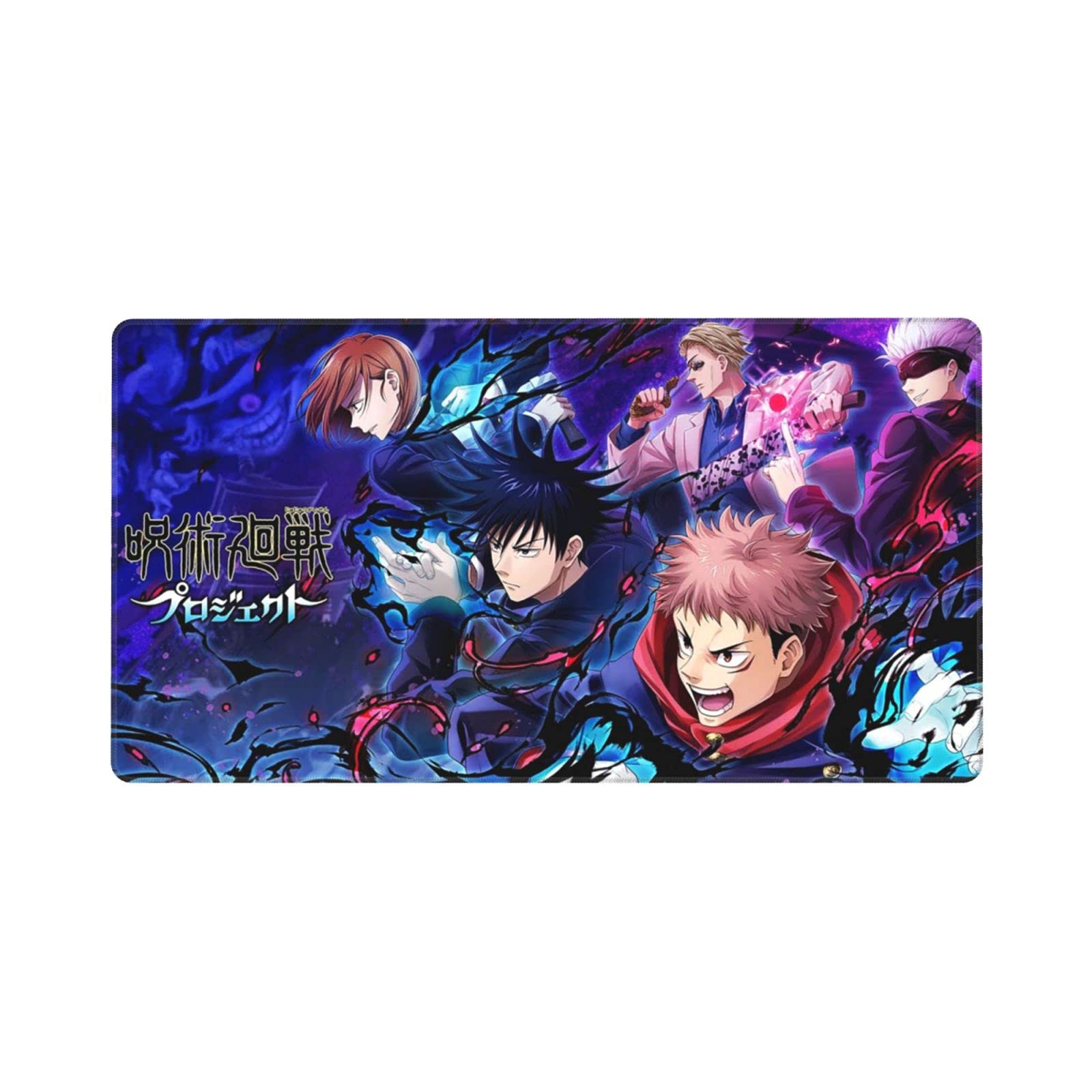 Japanese Anime Large Extended Gaming Mouse Pad - Non-Slip Rubber Base, Stitched Edge XL Desk Mat for Computer & Laptop | Perfect for Gamers, Office Work & Home Use