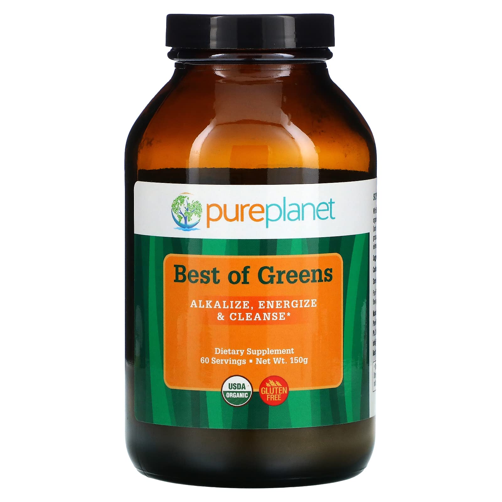 Pure Planet Best of Greens Superfood Powder - 150g | Organic Greens Blend for Detox, Energy & Immunity Boost | Perfect for Smoothies, Juices & Daily Wellness