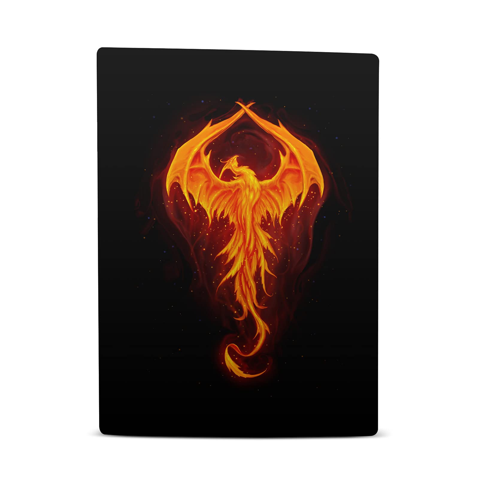 Dragon Phoenix Matte Vinyl Skin Cover for Sony PS5 Digital Edition & DualSense Controller - Protective Gaming Decal Sticker | Perfect for Gaming Setups, Streamer Backgrounds & Console Customization