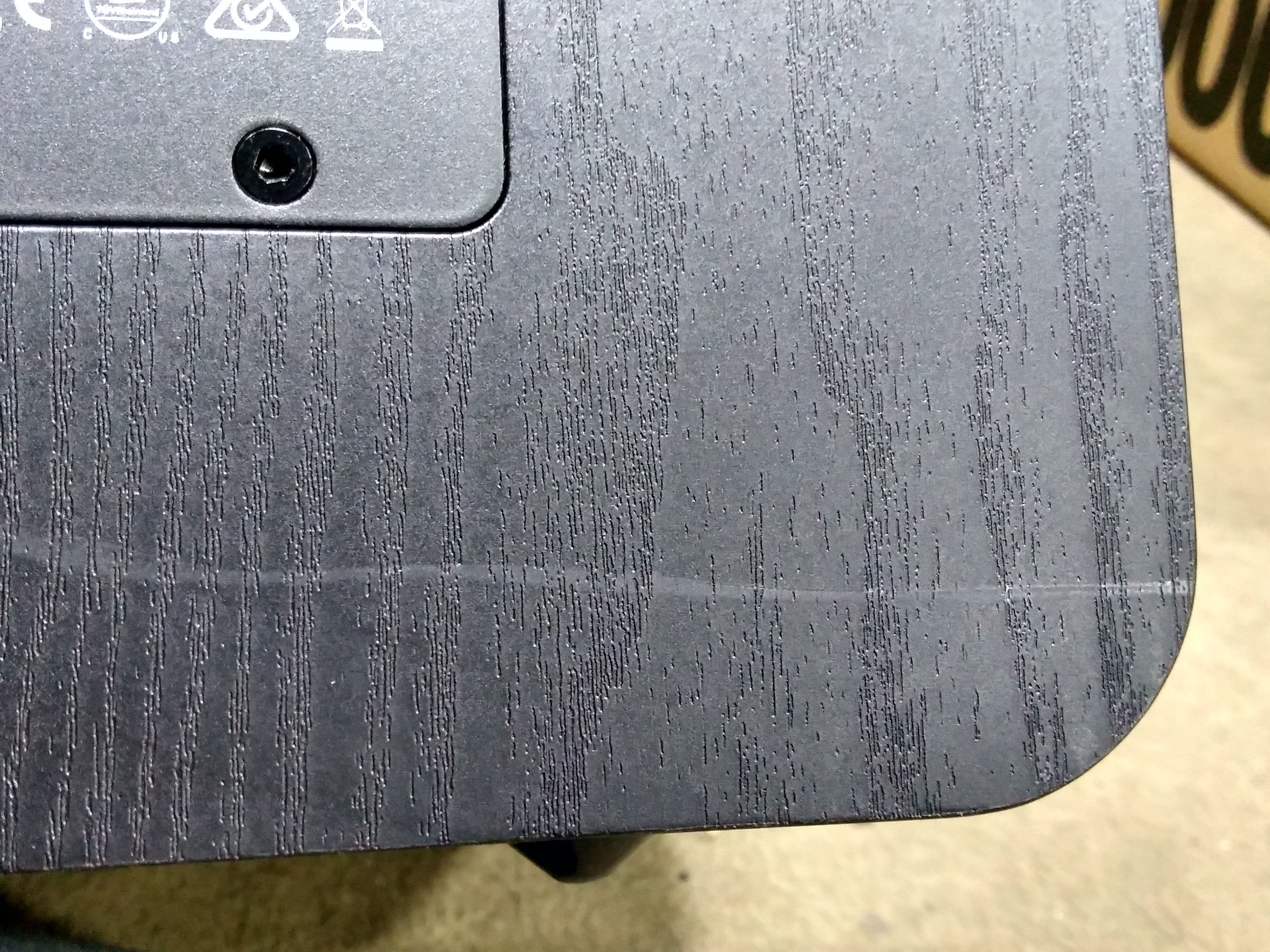 SB 1000 Pro Premium Black Ash Wooden Outlet Cover - 1524 Series for Home & Office Electrical Safety Protection