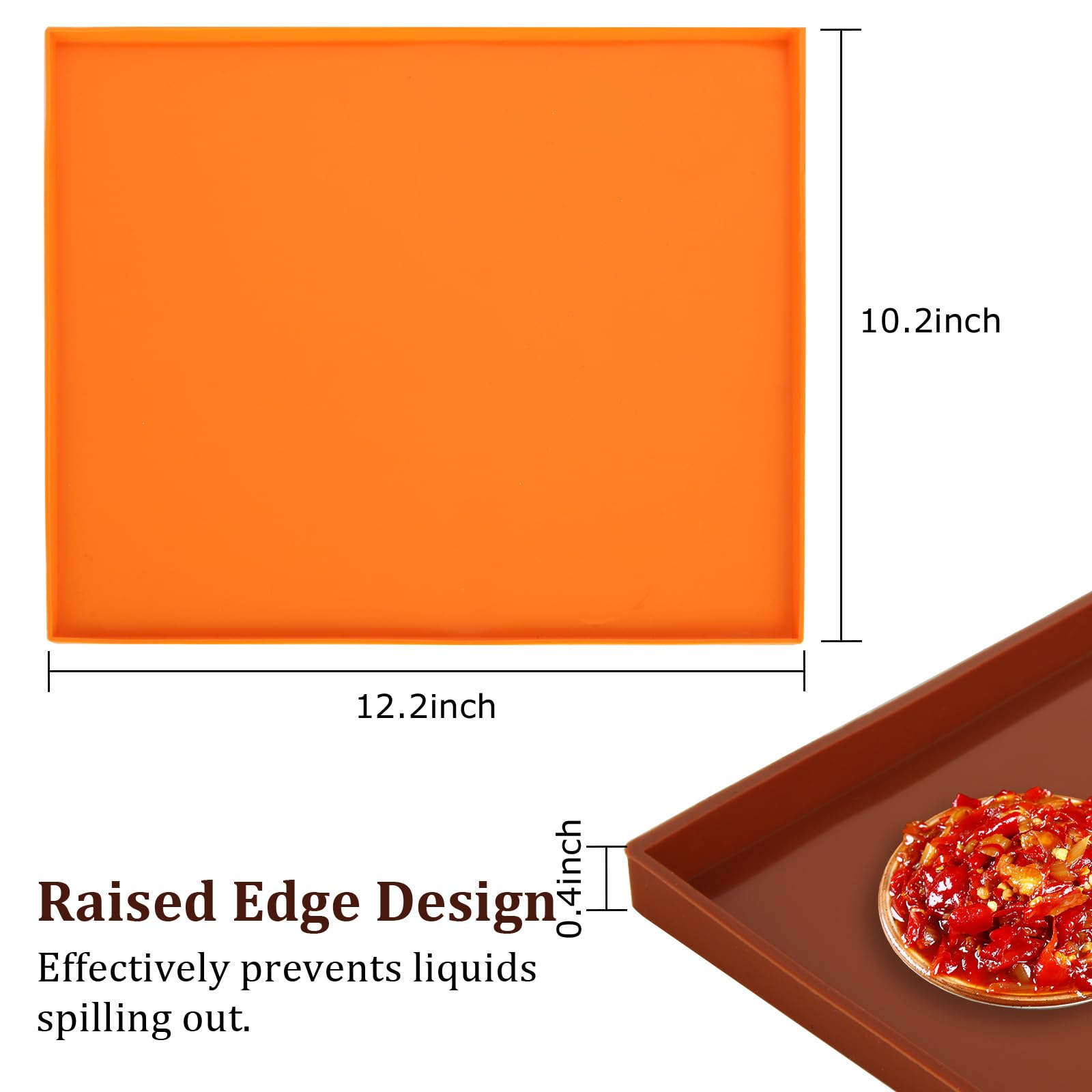 6PCS Non-Stick Silicone Dehydrator Trays 12