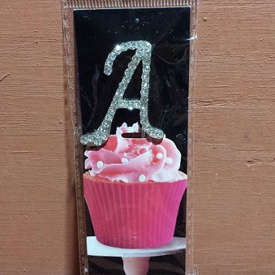 Personalized Cupcake Monogram Toppers - 33016-A | Custom Initial Cake Decorations for Birthdays, Weddings & Baby Showers