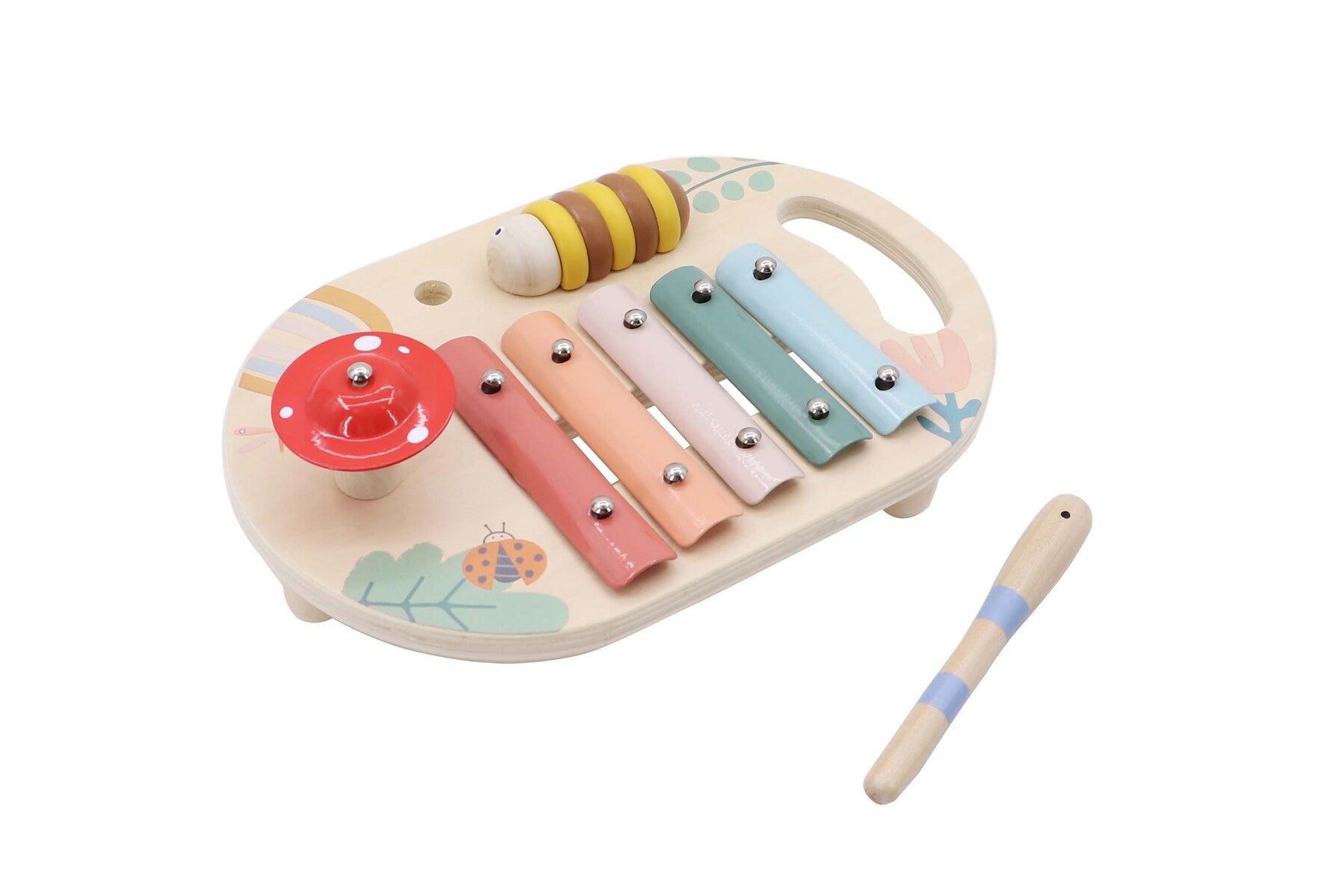 Wooden Spring Insect Music Box - Handmade Natural Wood Music Box with Wind-Up Mechanism, Perfect for Relaxation, Gifts, and Home Decor