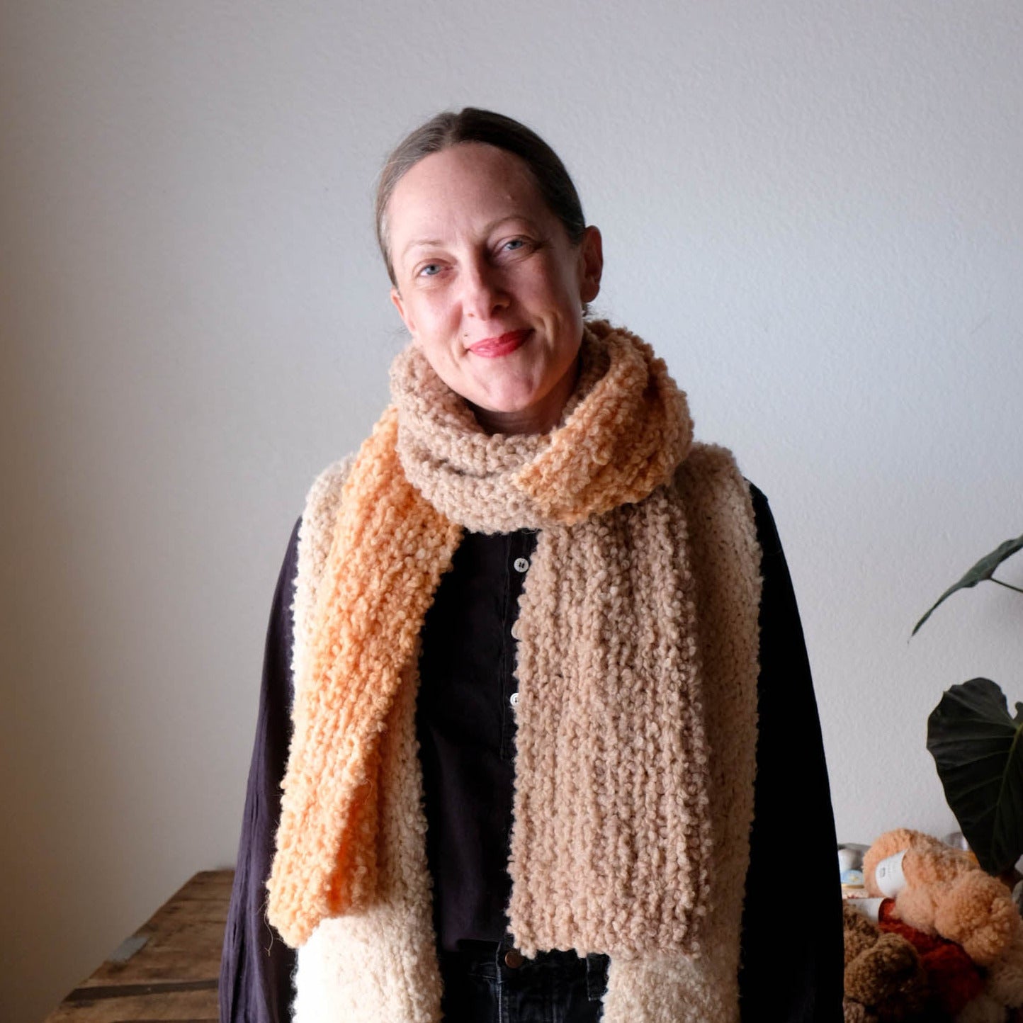 Double Scoop Scarf Pattern PDF