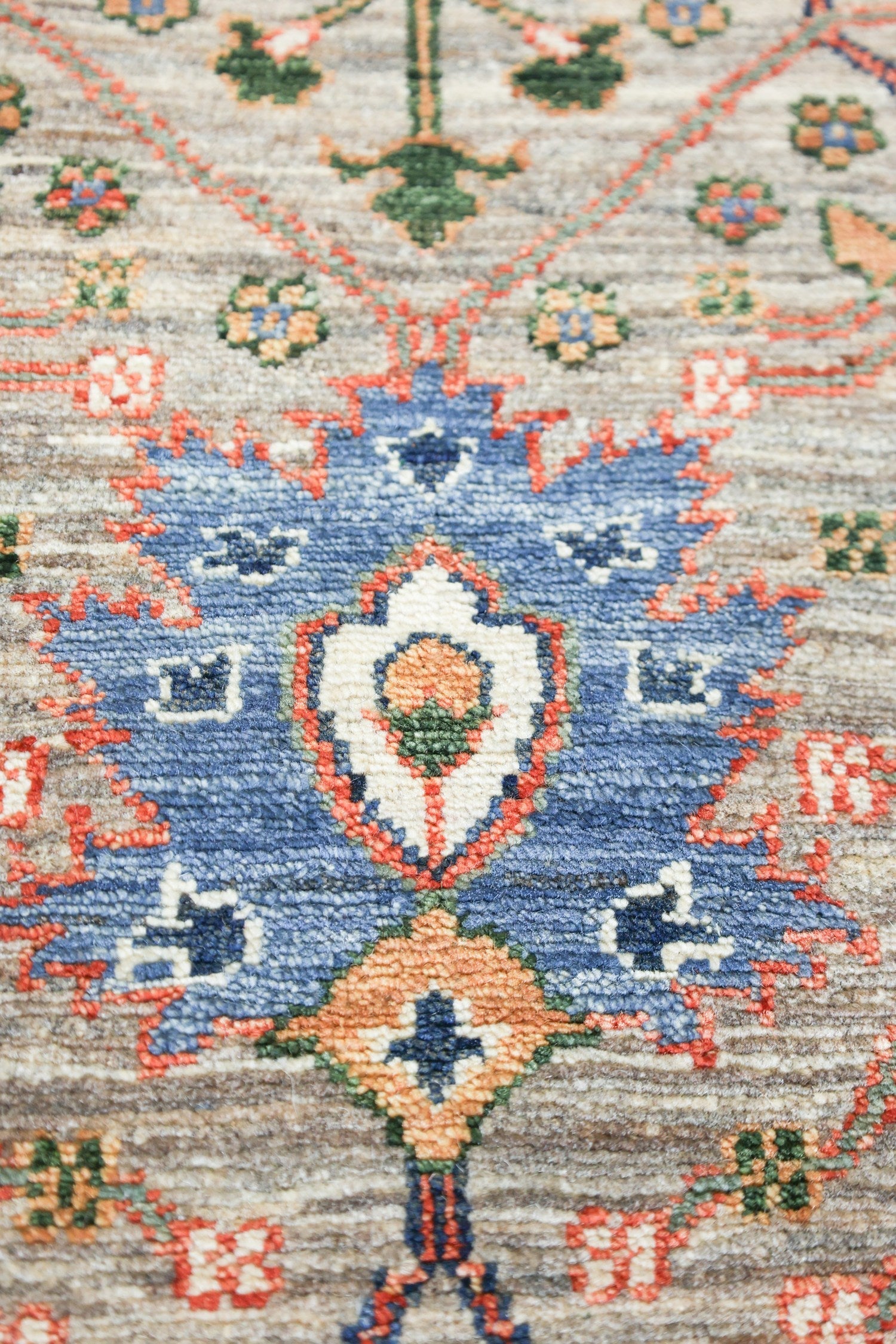 Handwoven Arabesque Tribal Rug - Authentic Bohemian Design, J75442 - Perfect for Boho Living Room, Bedroom, or Home Decor