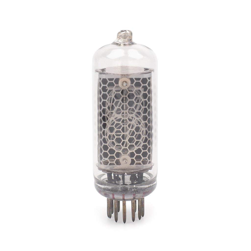 Vintage Nixie Tube IN-8 Indicator - Set of 6 for Retro Clocks & DIY Electronics Projects | Perfect for Steampunk Decor, Vintage Radios, and Scientific Instruments
