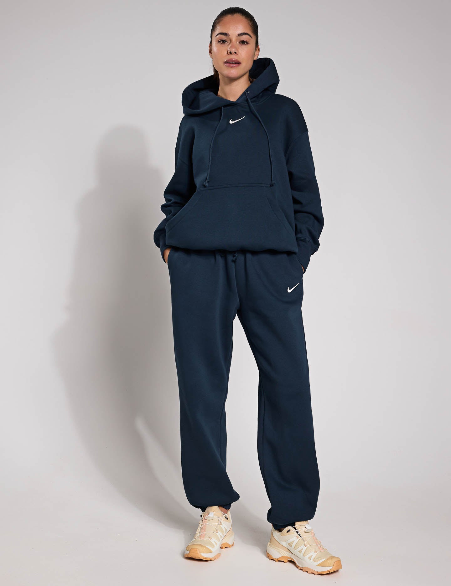 Phoenix Fleece Oversized Hoodie - Sportswear for Men & Women | Armory Navy/Sail | Cozy Winter Wear, Gym, Running & Casual Outfits