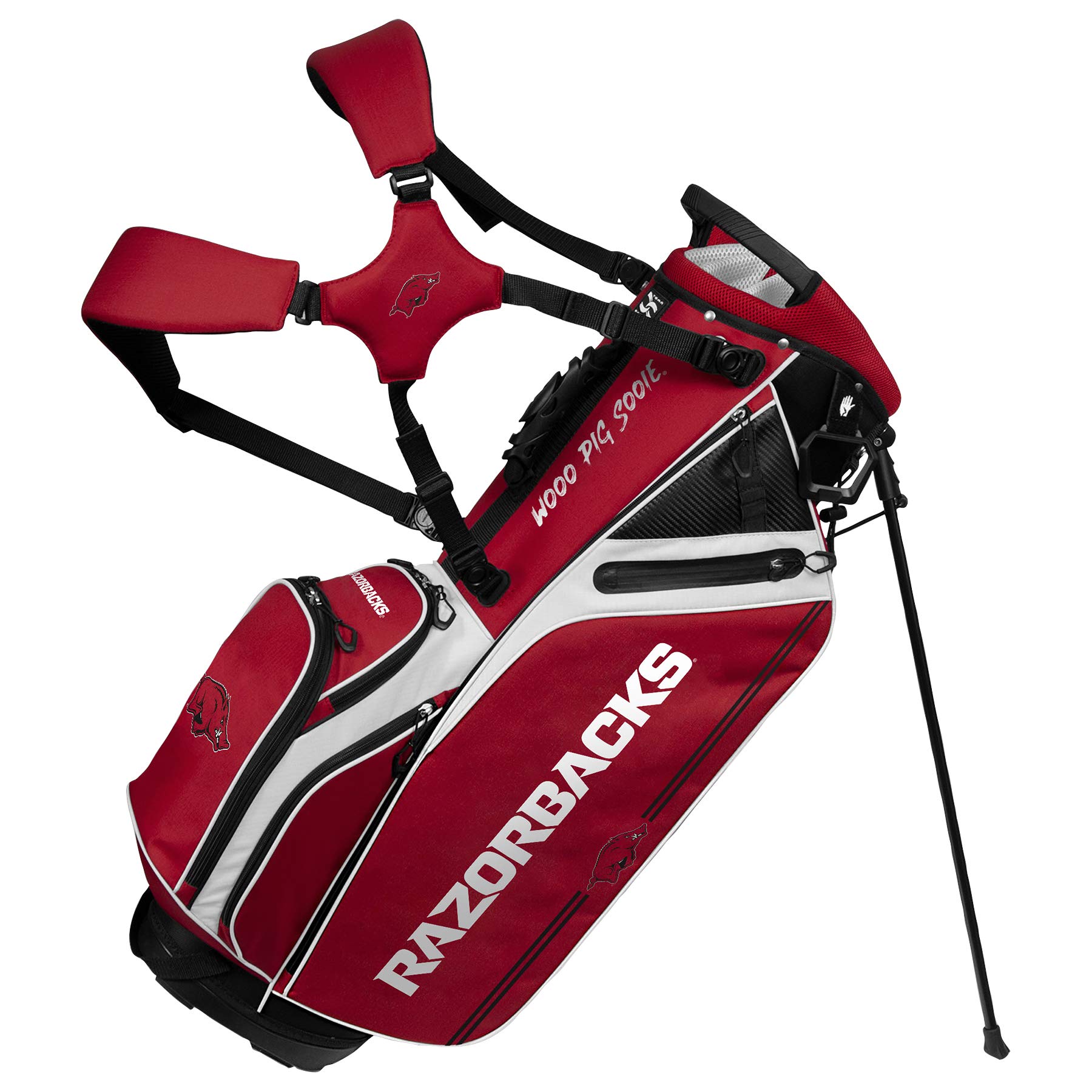 Team Effort NCAA Caddie Carry Hybrid Golf Bag - Lightweight Stand & Carry Duffle for Men & Women - Perfect for College Golf Tournaments, Driving Range & Course Play