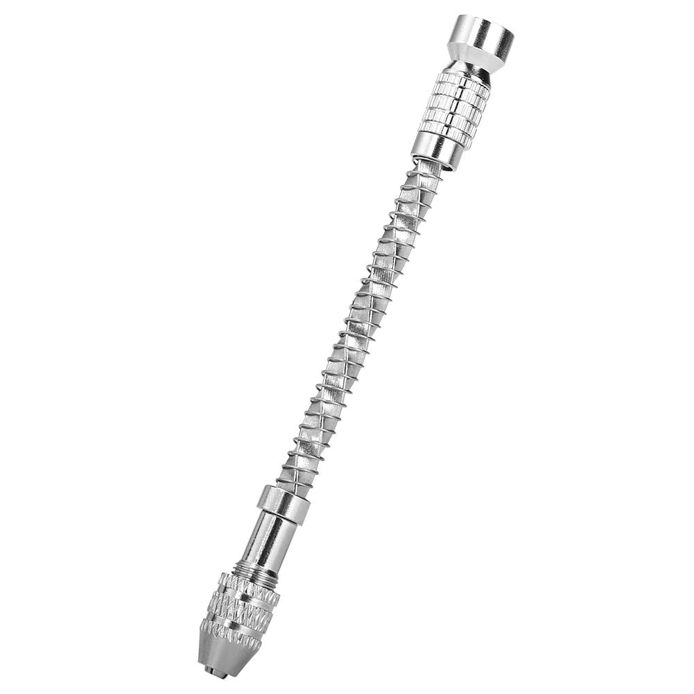 **20Pcs Micro Semi-Automatic Pin Vise Hand Drill Set - Portable Mini Drill Bits & Screwdrivers for DIY, Jewelry Making, Woodworking & Model Crafting**