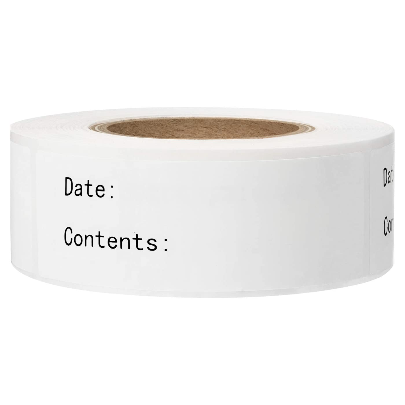 320pcs Removable Freezer Labels - 1x3 Inch Food Storage Stickers for Refrigerator & Freezer Organization - No Residue Easy Clean White Paper Labels - Perfect for Meal Prep, Leftovers & Pantry Storage
