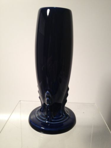 Fiesta Cobalt Blue Wave Bud Vase - Handmade Ceramic Flower Vase for Home Decor, Wedding Centerpieces & Tabletop Display | Perfect for Dining Room, Living Room & Office Decor