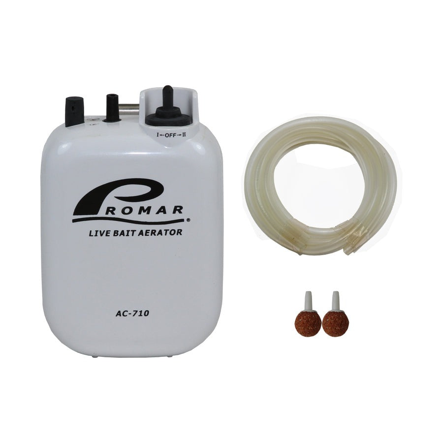 2 Speed Bait Aerator with 1 D Cell Battery - Portable Live Bait Oxygenator for Fishing, Boating & Outdoor Adventures