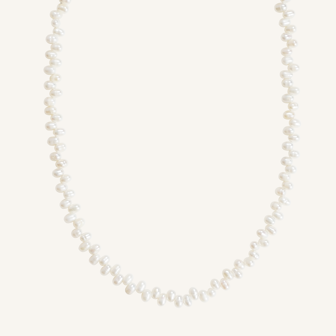 3mm Aspen Pearl Necklace - Elegant Cultured Freshwater Pearls for Women, Wedding, Anniversary & Special Occasion Jewelry Gift