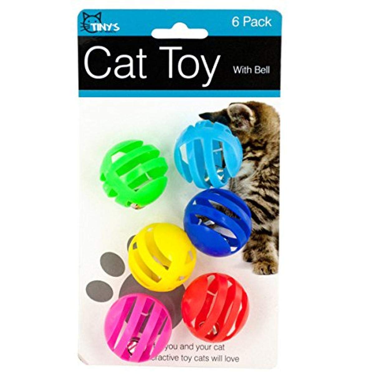 Premium Cat Toys with Bells - Bulk Set of 12 Interactive Balls for Medium Breeds - Perfect for Playtime, Exercise & Indoor Stimulation