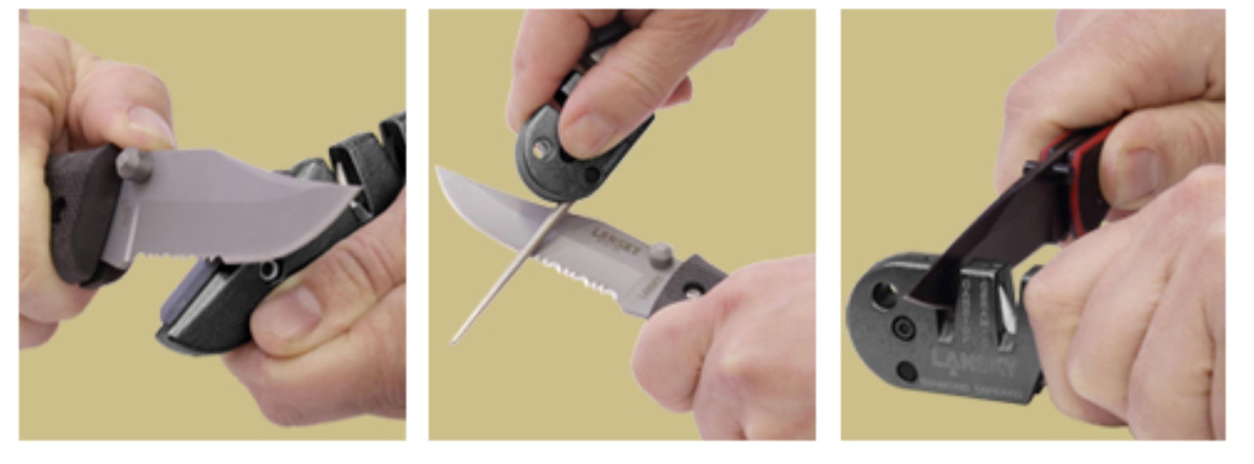 Lansky Blademedic 4-in-1 Knife Sharpener Kit - Professional Knife Sharpening Tool for Kitchen, Hunting & Pocket Knives | Compact & Portable Design for Home, Camping & Outdoor Use