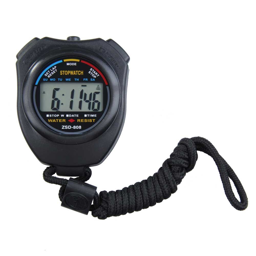 Vktech Digital Sports Stopwatch with Strap - Waterproof Running Timer Chronograph for Track & Field, Swimming, Workouts & Fitness Training