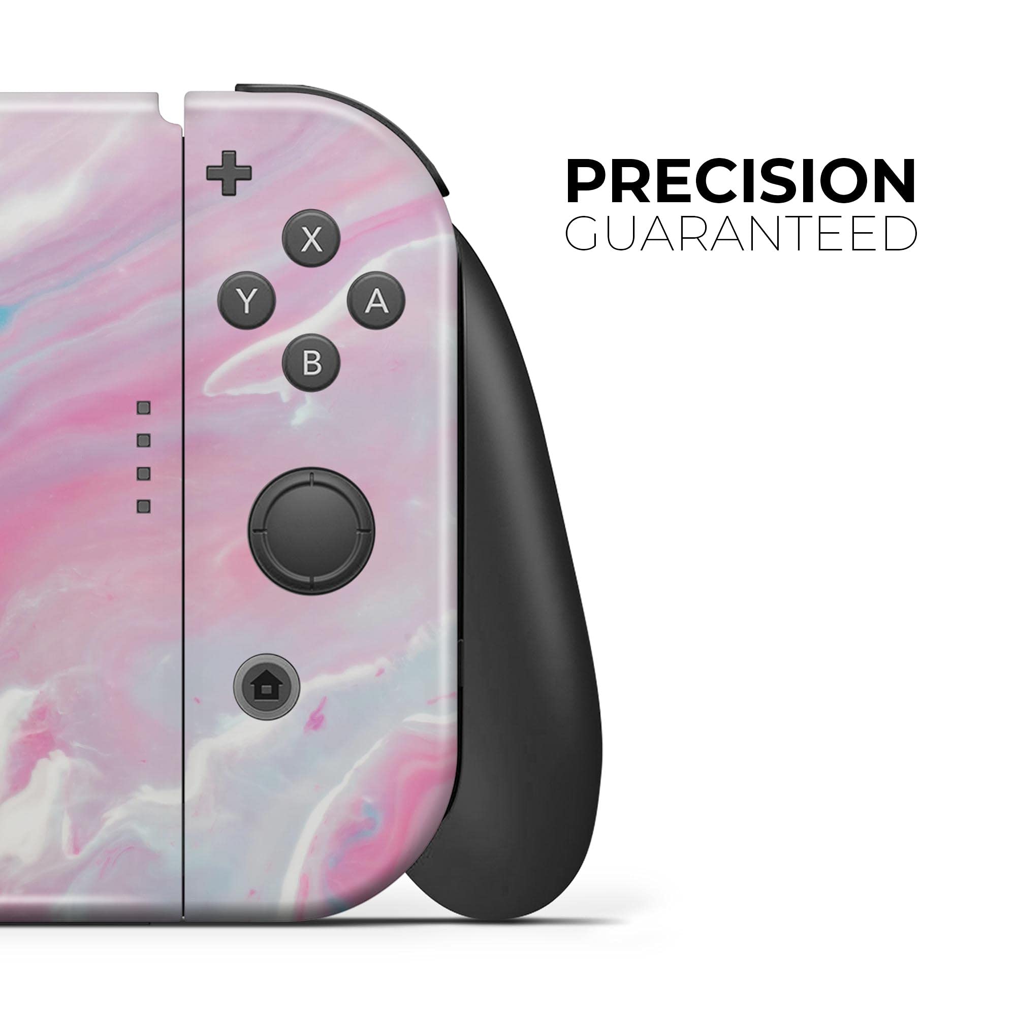 Nintendo Switch Pro Controller Skin - Marble Pink Vinyl Wrap Cover, Scratch-Resistant & Removable Protective Decal - Perfect for Gaming Protection & Customization (Compatible with All Switch Pro Controllers)